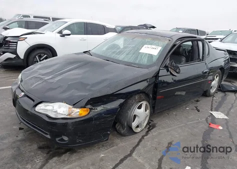 2001 Chevrolet Monte Carlo Ss из США, поврежденный, VIN 2G1WX15K519114291